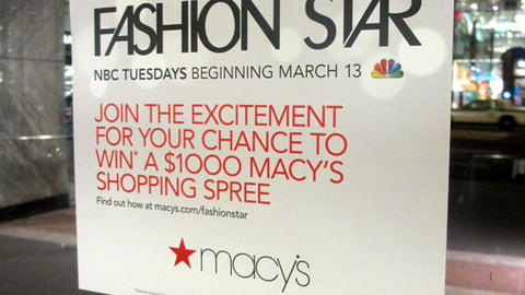 Macy's 'Fashion Star' Door Cling