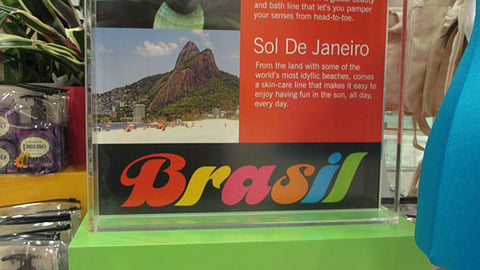 Macy's Brasil Shelf Sign