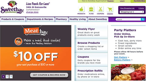 Sweetbay 'Meatbay' Carousel Ad