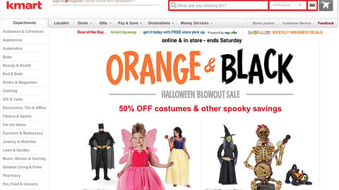 Kmart 'Orange & Black' Display Ad