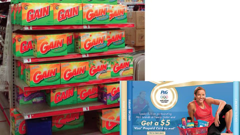 P&G Family Dollar Endcap, Twitter Page