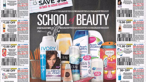 P&G 'School of Beauty' FSI