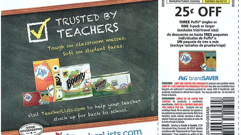 P&G 'Trusted By Teachers' FSI
