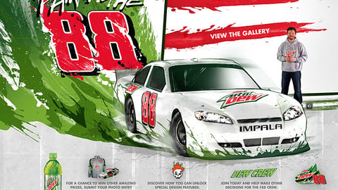 Mountain Dew Kroger 'Paint the 88' Home Page