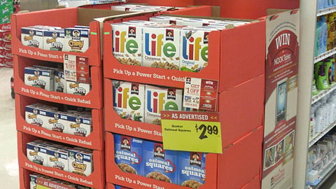 Quaker 'Power Them Up' Quarter-Pallets