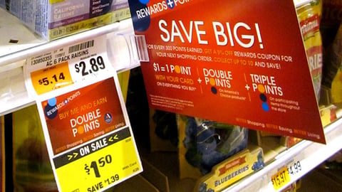 Pathmark 'Rewards+Points' Shelf Signs