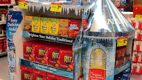 Nabisco 'Holiday Traditions' Floorstand