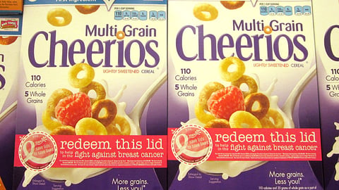 Cheerios 'Save Lids' Packaging