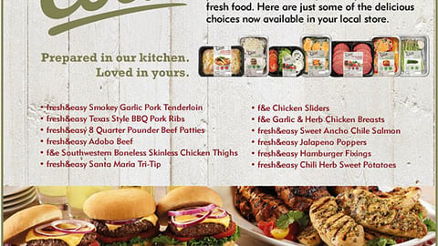 Fresh & Easy 'Ready to Cook' Webpage