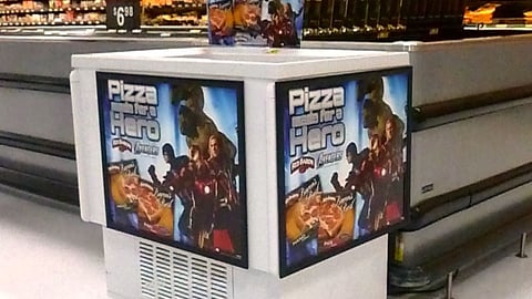 Red Baron 'Avengers' Cooler Signage
