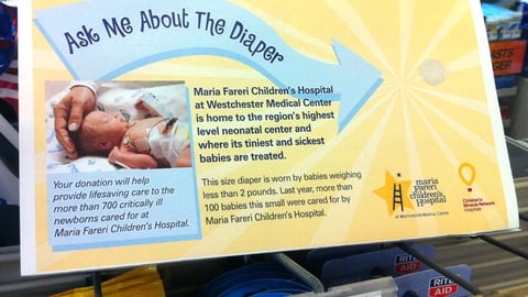 Rite Aid Children's Miracle Network Counter Sign