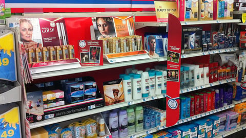 Rite Aid P&G Olympics In-Line Display