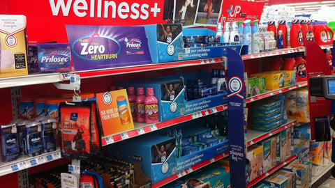 Rite Aid P&G Olympics In-Line Display