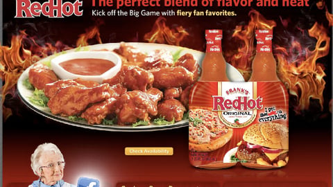 Frank's Red Hot Sam's Club Brand Page