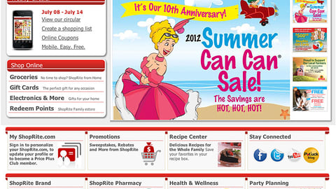 ShopRite 'Summer Can Can Sale' Carousel Ad
