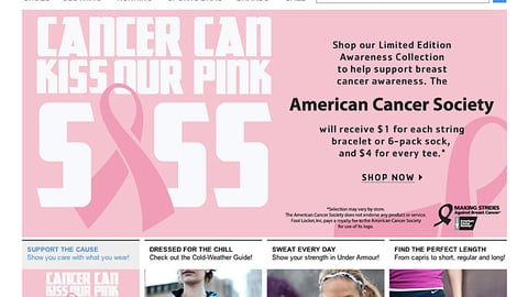 Lady Foot Locker 'Pink Sass' Carousel Ad