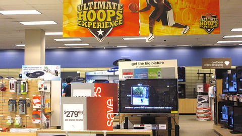 Sears 'Ultimate Hoops' Ceiling Banner