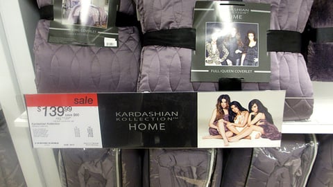 Sears Kardashian Kollection Home Shelf Sign