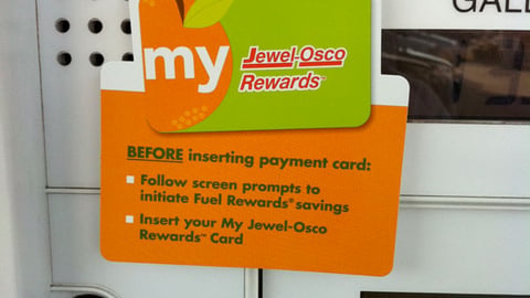 Shell Jewel-Osco 'Fuel Rewards' Sign