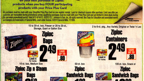 ShopRite Ziploc Back to School Feature