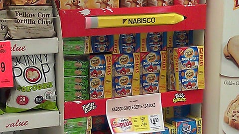 Nabisco 'Keep Lunch Interesting' Floorstand