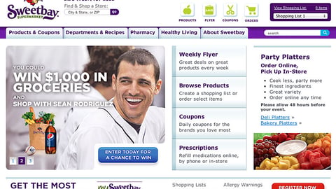 Sweetbay Pepsi 'Shop with a Player' Carousel Ad