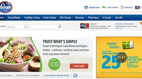 Kroger 'Simple Truth' Carousel Ad
