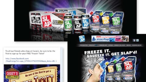 Slap Energy Drink Website, Facebook Page