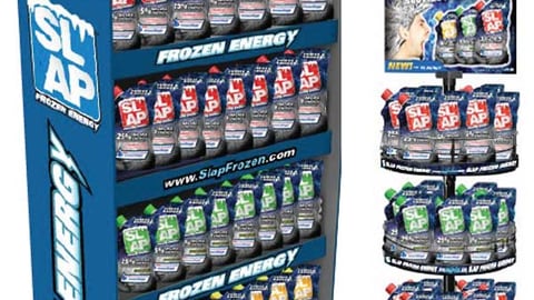 Slap Energy Drink Floorstands