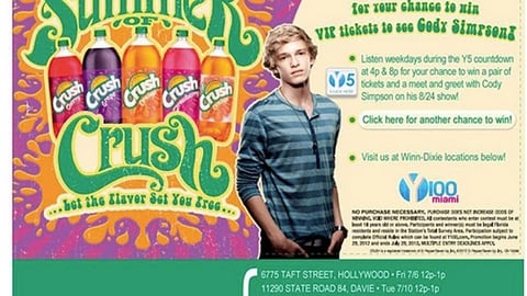 Winn-Dixie 'Summer of Crush' Facebook Update