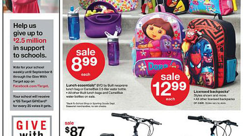 'Give With Target' Feature