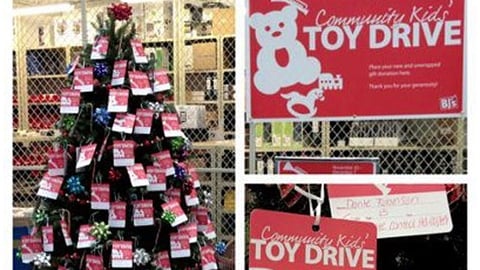BJ's Toy Drive Facebook Update