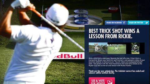 Speedway Red Bull 'Trick Shot' Page