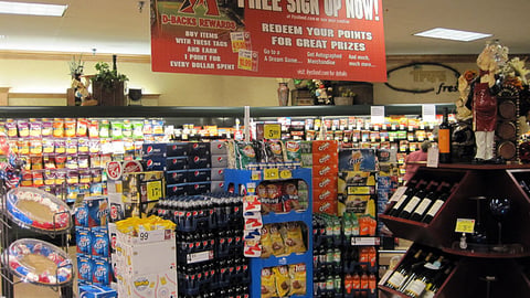Fry's 'D-Backs Rewards' Ceiling Banner