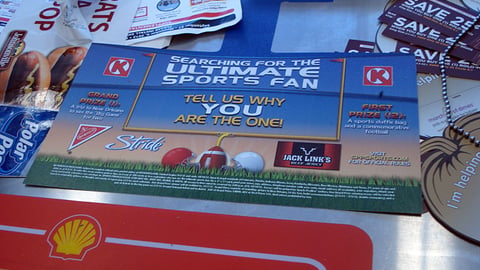 Circle K 'Ultimate Sports Fan' Wobbler
