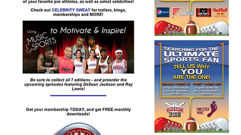 Circle K 'Ultimate Sports Fan' Home Page