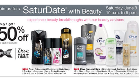 Walgreens Unilever 'SaturDate' Feature