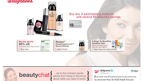 Walgreens 'Discover Beauty Within' Website