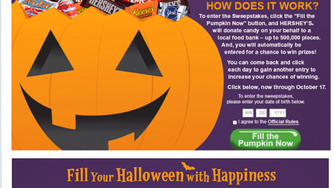 Walgreens Hershey Facebook Sweeps Tab
