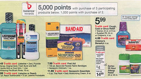 Walgreens J&J 'Balance Rewards' Feature