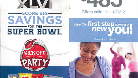 Walgreens January 2012 Coupon Book Cover