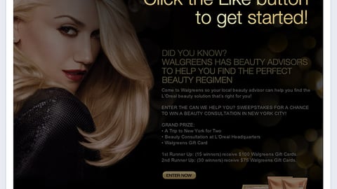 Walgreens L'Oreal 'Can We Help You?' Facebook Sweeps