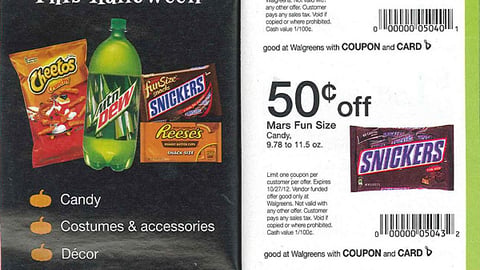 Walgreens Halloween Coupon Book Feature