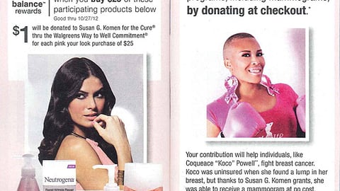 Walgreens 'Pink Your Look' Coupon Book Feature