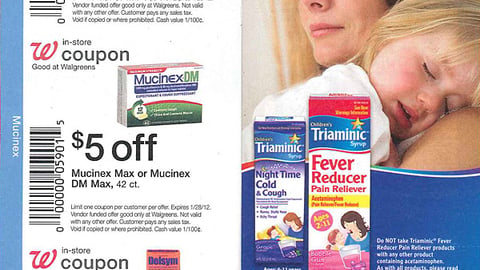 Triaminic Walgreens Coupon Book Ad