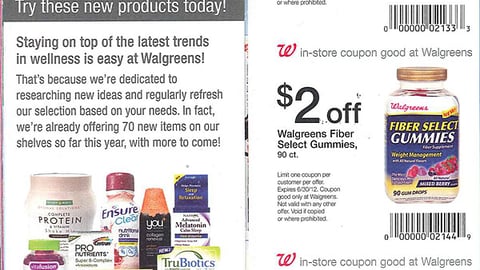 Walgreens 'What's Next in Wellness' Coupon Book Feature