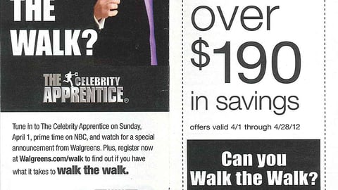 Walgreens April 2012 Coupon Book Cover