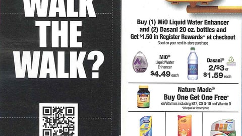 Walgreens 'Walk the Walk' Coupon Book Feature
