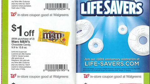 Life Savers '100 Years of Sharing' Walgreens Coupon Book Ad