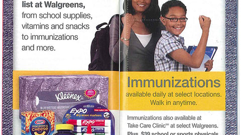 Walgreens Back-to-School Coupon Book Feature